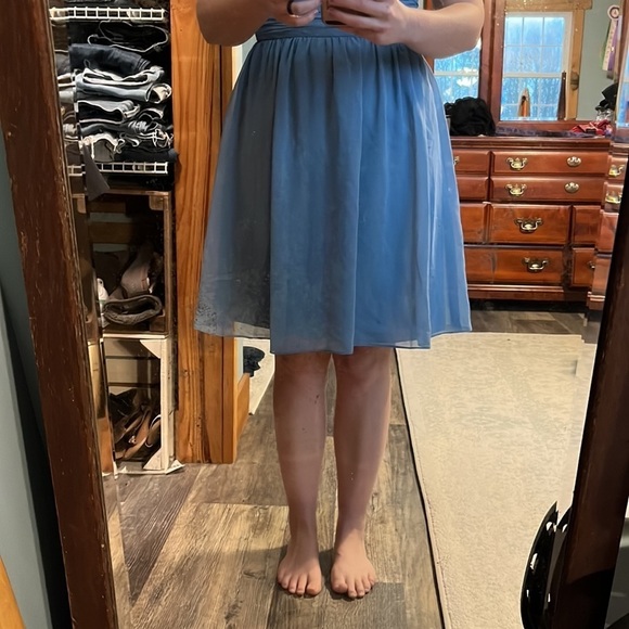 Alfred Angelo 7236 Halter Bridesmaid Dress Once Upon A Time Size 8 - Picture 2 of 10